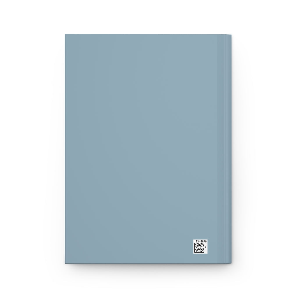 Metanoia Wellness - Blue Grey Hardcover Journal - Back View
