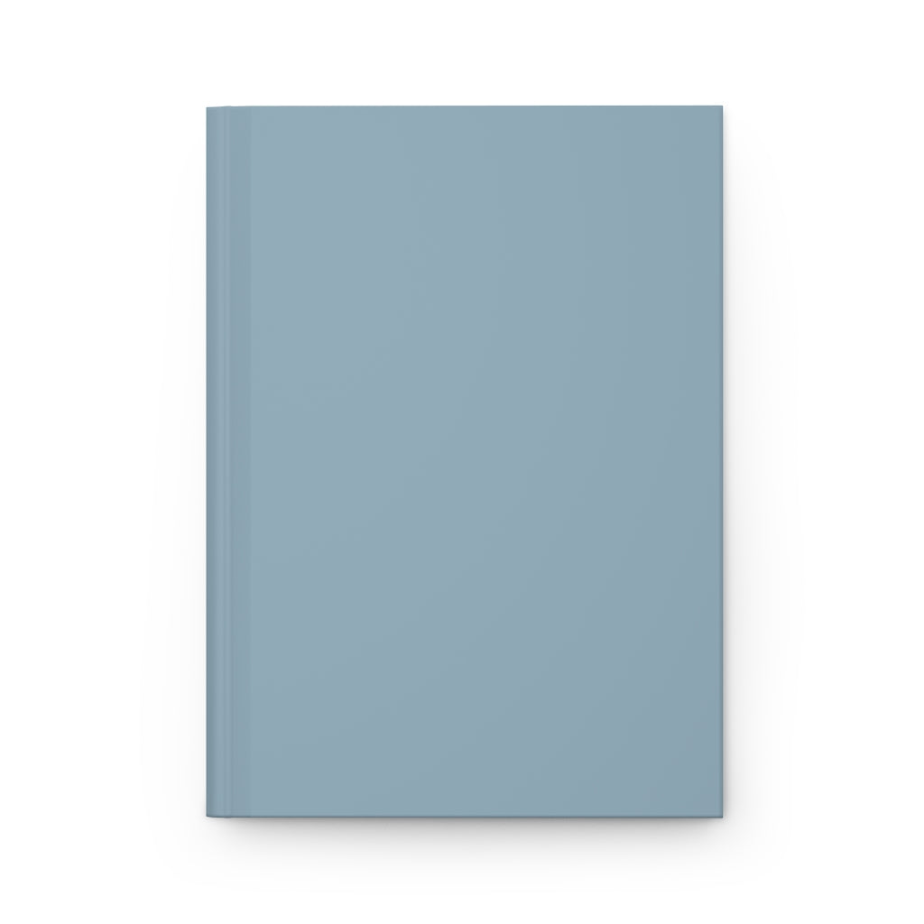 Metanoia Wellness - Blue Grey Hardcover Journal - Front View