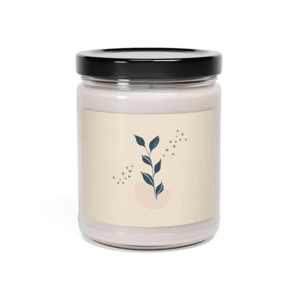 Metanoia Wellness - Blue Leaves Scented Soy Wax Candle - Closed