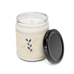 Metanoia Wellness - Blue Leaves Scented Soy Wax Candle - Open