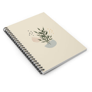 Metanoia Wellness - Branches in Bowl Spiral Notebook