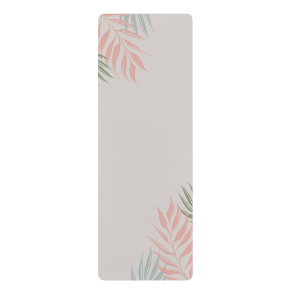 Metanoia Wellness - Dove Multi Palms Rubber Yoga Mat - Front View