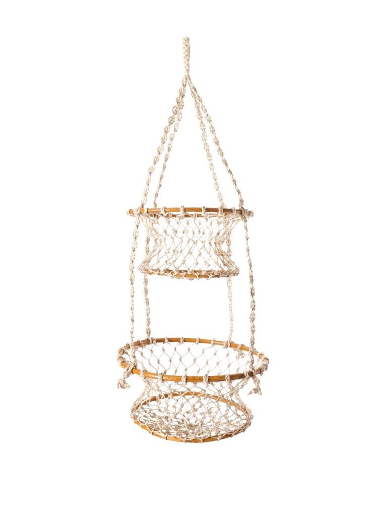 Metanoia Wellness - Jhuri Double Hanging Planter Basket