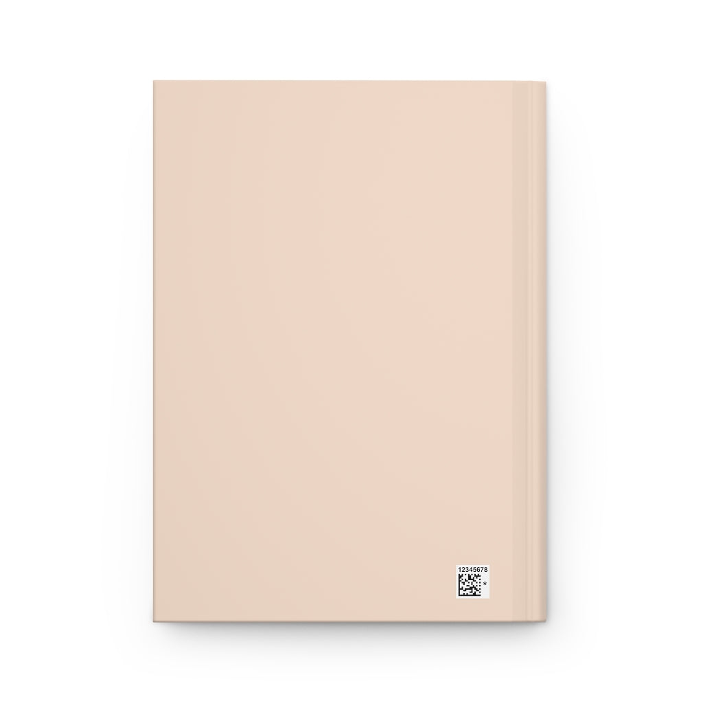 Metanoia Wellness - Light Salmon Hardcover Journal - Back View