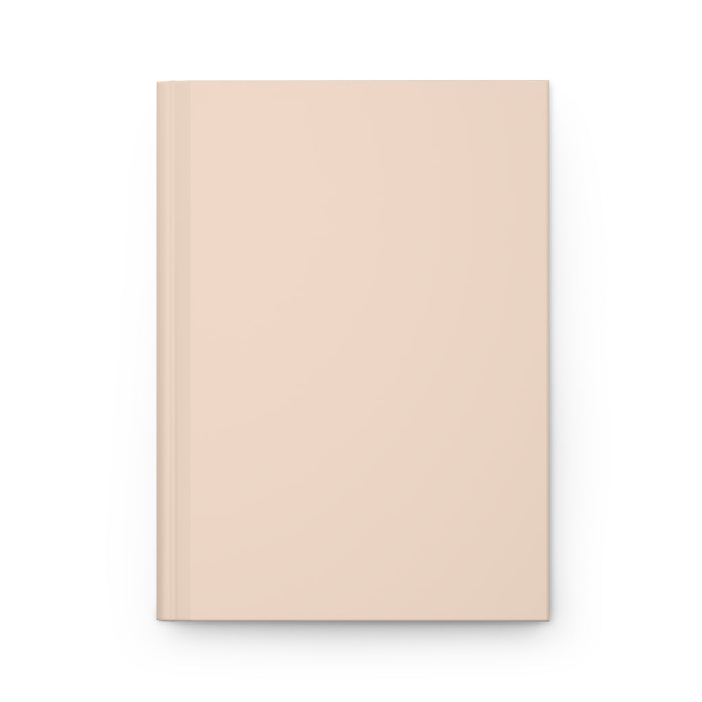 Metanoia Wellness - Light Salmon Hardcover Journal - Front View