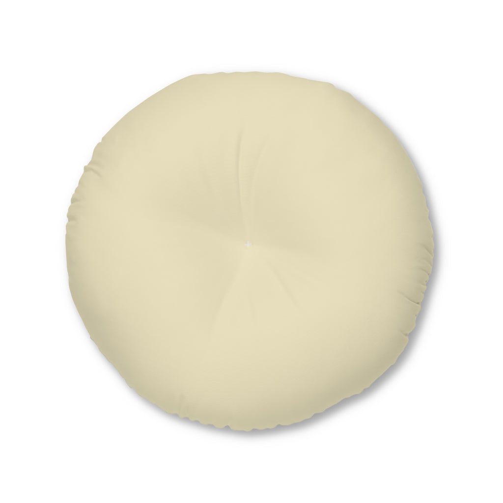 Metanoia Wellness - Round Floor Pillow - Wheat - 30x30