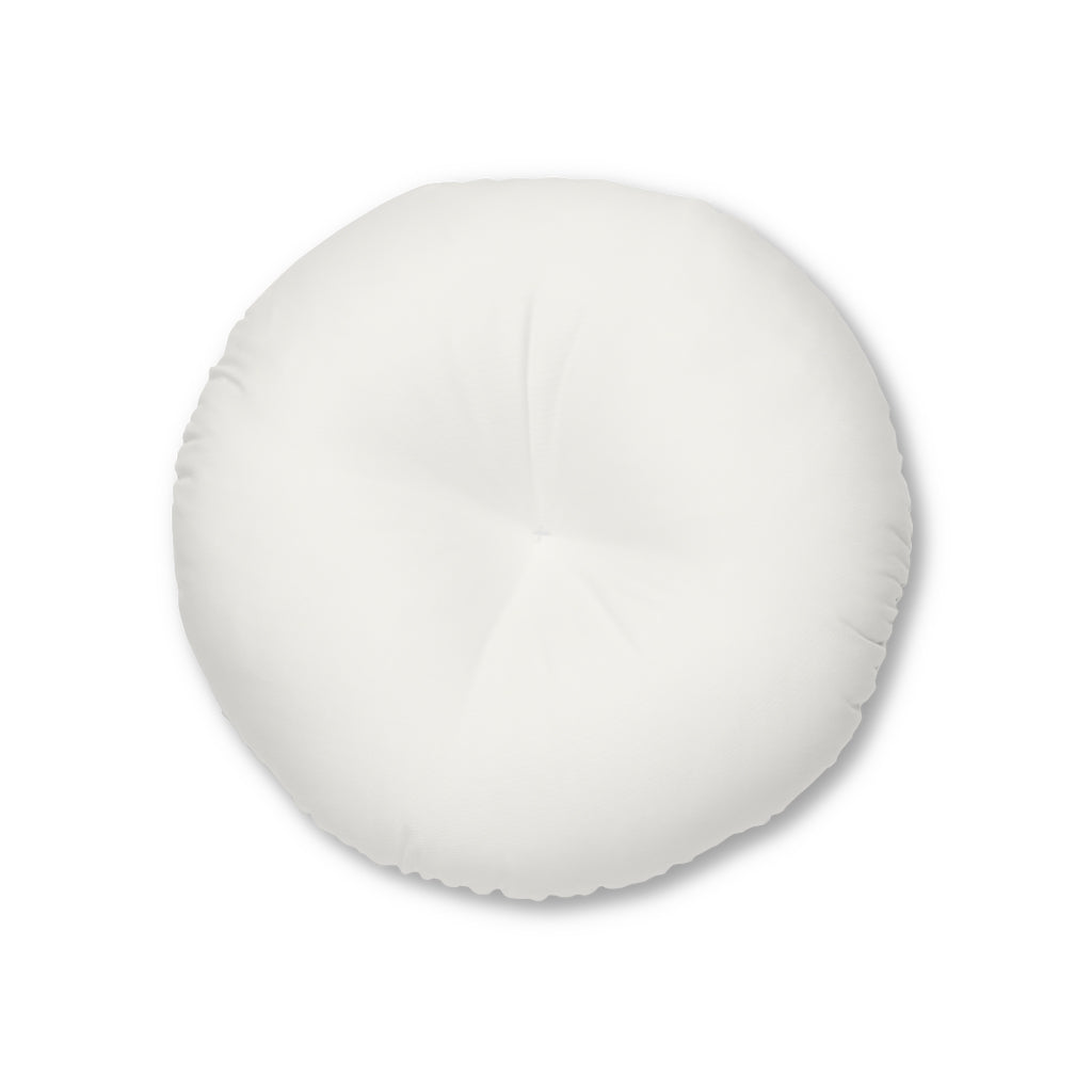 Metanoia Wellness - Round Tufted Floor Pillow - Cream - 26x26