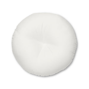 Metanoia Wellness - Round Tufted Floor Pillow - Cream - 30x30