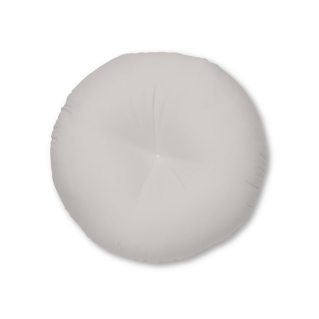Metanoia Wellness - Round Tufted Floor Pillow - Dove - 26x26