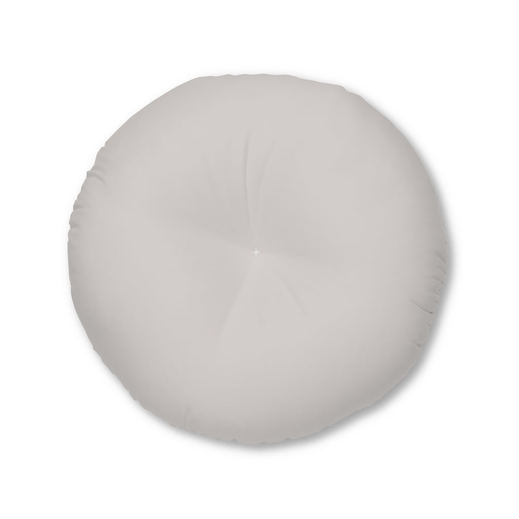 Metanoia Wellness - Round Tufted Floor Pillow - Dove - 30x30