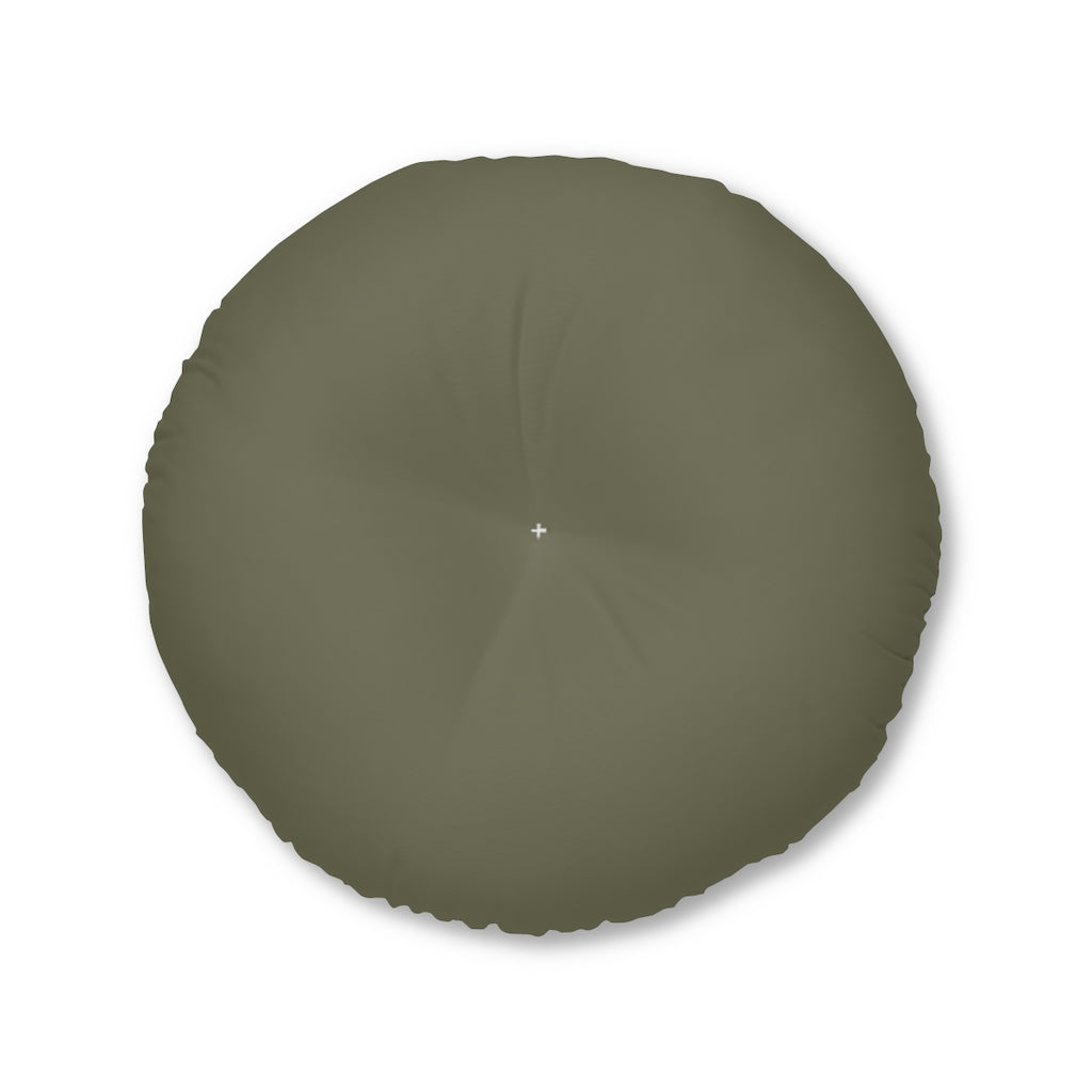Metanoia Wellness - Round Tufted Floor Pillow - Hunter - 30x30