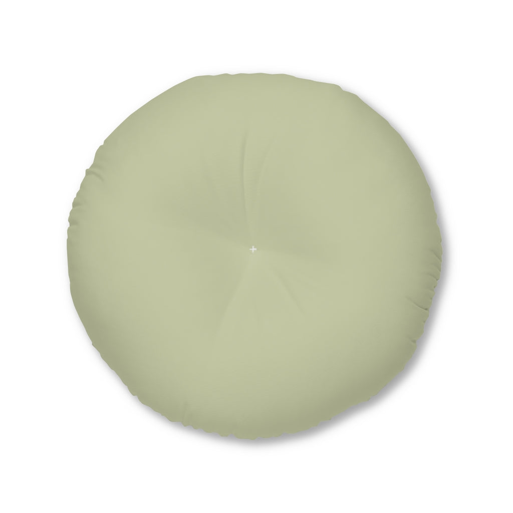 Metanoia Wellness - Round Tufted Floor Pillow - Olive - 30x30