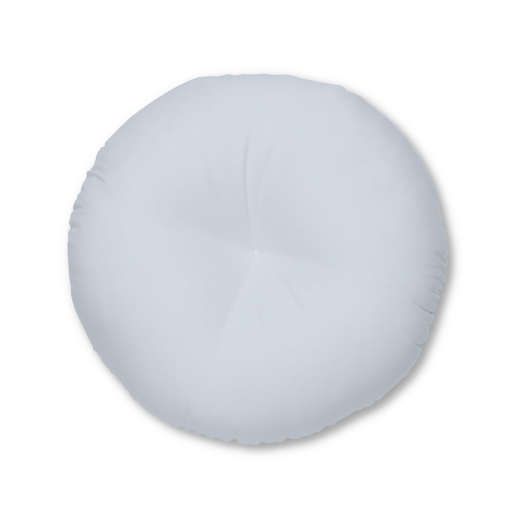 Metanoia Wellness - Round Tufted Floor Pillow - Powdered Blue - 30x30