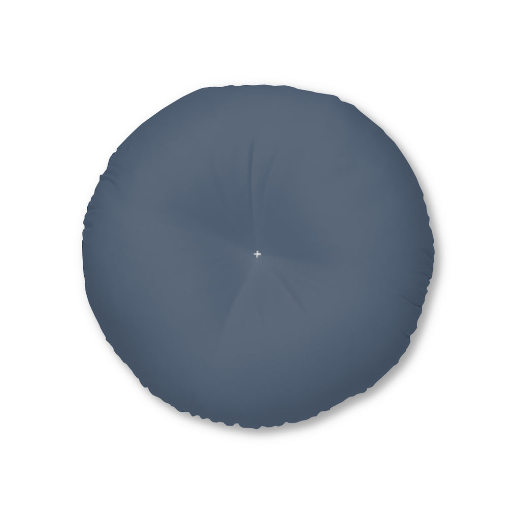 Metanoia Wellness - Round Tufted Floor Pillow - Seaworthy - 26x26
