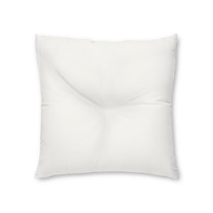 Metanoia Wellness - Square Tufted Floor Pillow - Cream - 26x26