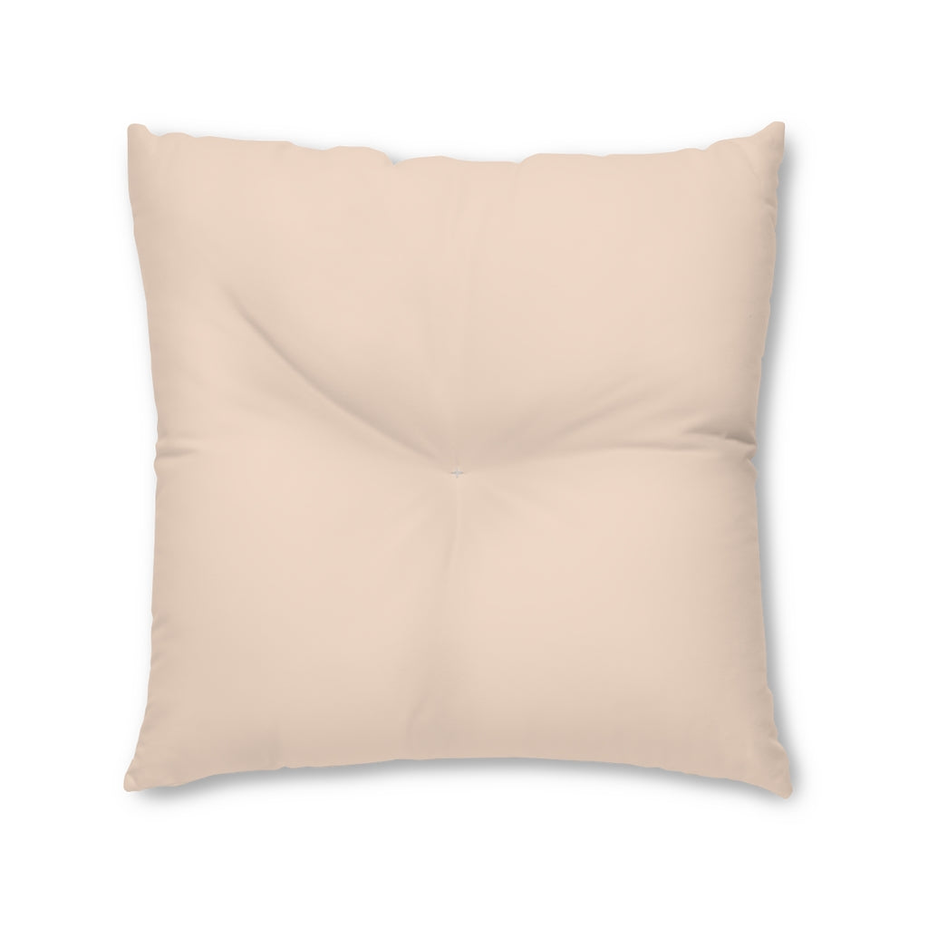 Metanoia Wellness - Square Tufted Floor Pillow - Light Salmon - 30x30