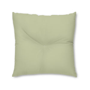 Metanoia Wellness - Square Tufted Floor Pillow - Olive - 30x30
