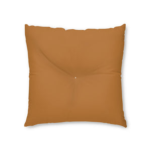 Metanoia Wellness - Square Tufted Floor Pillow - Terracotta - 26x26