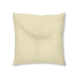 Metanoia Wellness - Square Tufted Floor Pillow - Wheat - 26x26