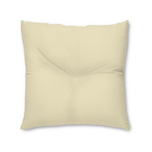 Metanoia Wellness - Square Tufted Floor Pillow - Wheat - 30x30