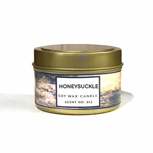 Honeysuckle Scented Soy Wax Candle