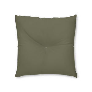 Metanoia Wellness - Square Tufted Floor Pillow - Hunter - 30x30