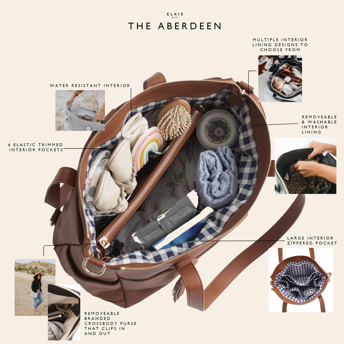 Aberdeen Leather Bag - Ebony