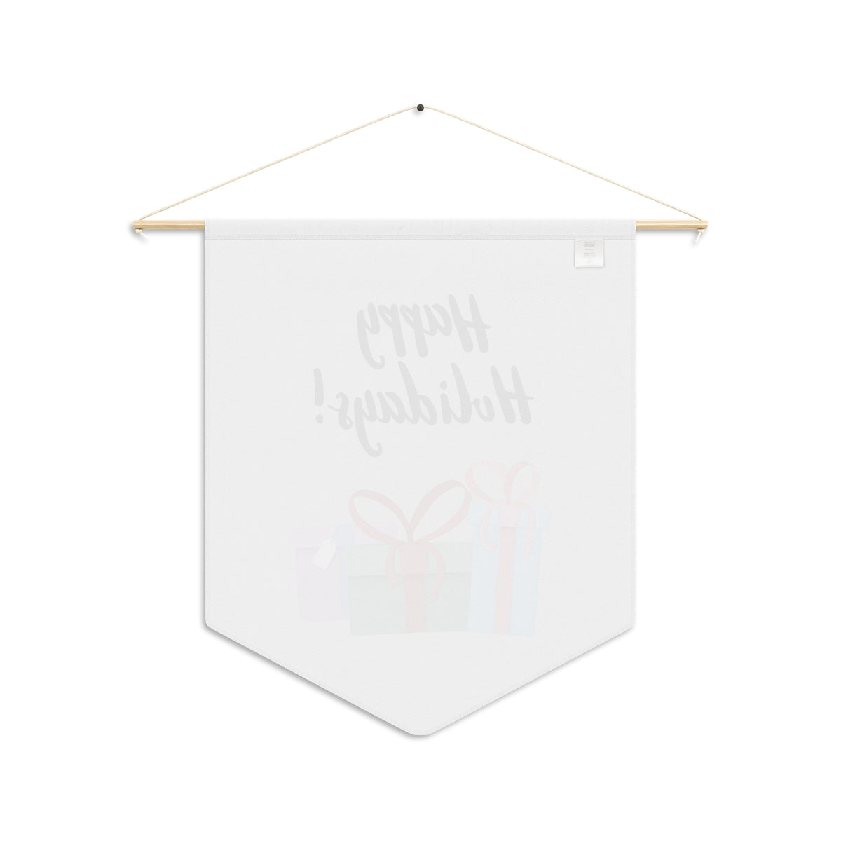 Holiday Pennant - Happy Holidays &amp; Presents