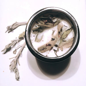 Lavender + White Sage Soy Wax Candle