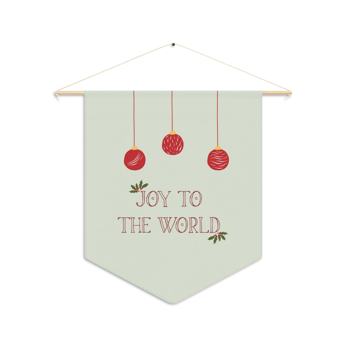 Holiday Pennant - Joy to the World