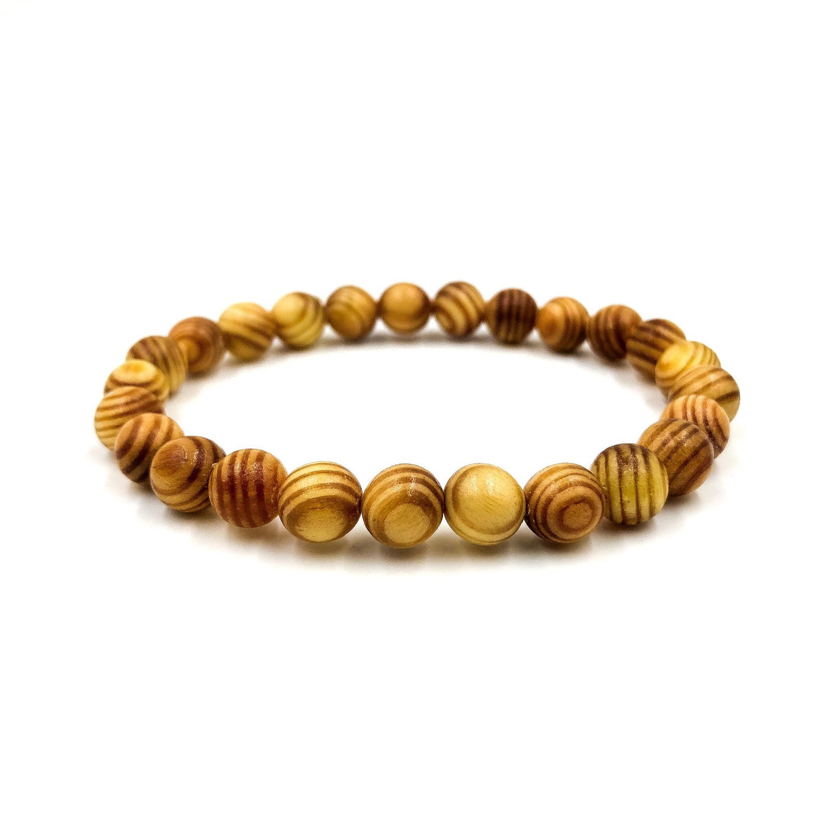 Union - Yellow Zebrawood Mala Beaded Bracelet