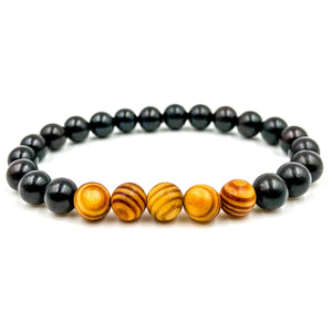 Grove - Yellow Zebrawood & Blackwood