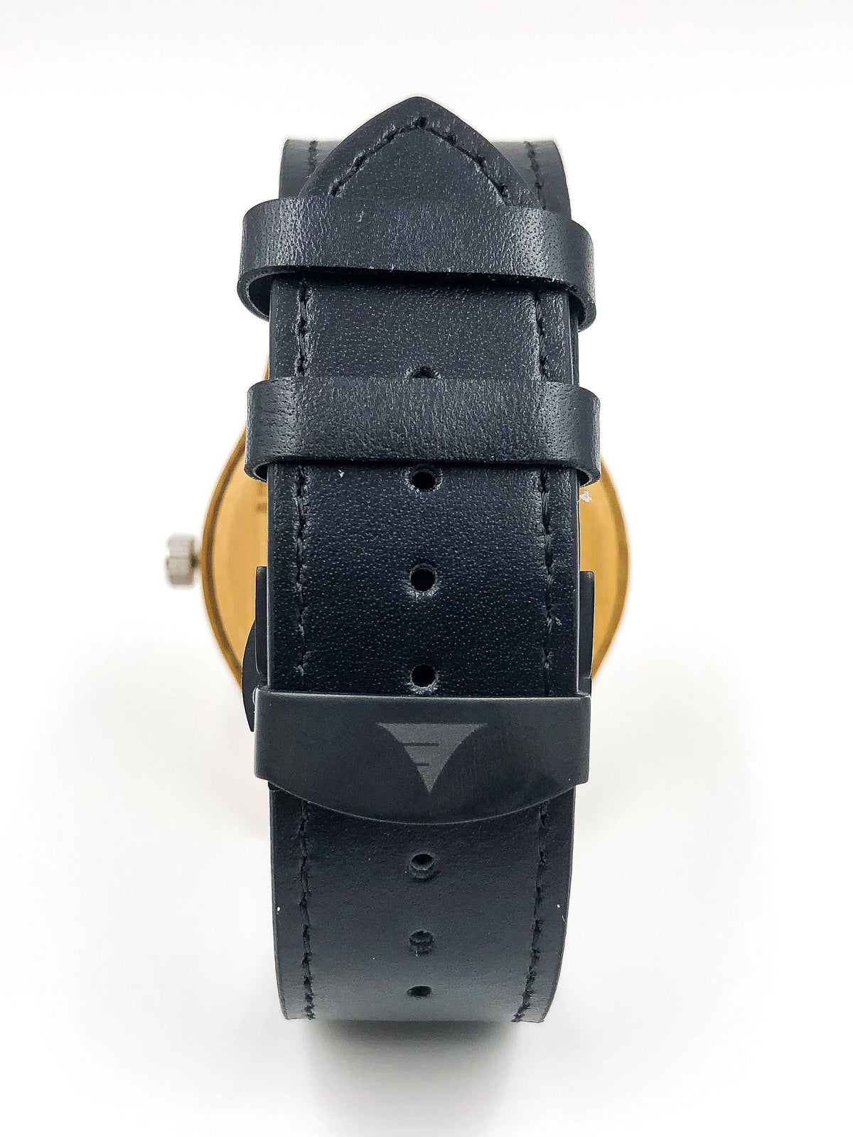 Kylemore - Bamboo Black Leather Watch
