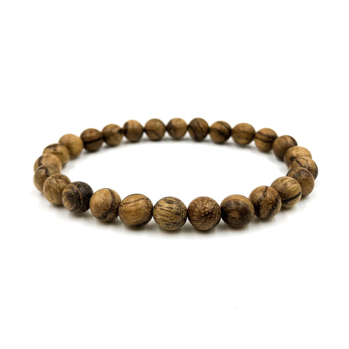 Union - Light Brown Sandalwood Mala Beaded Bracelet