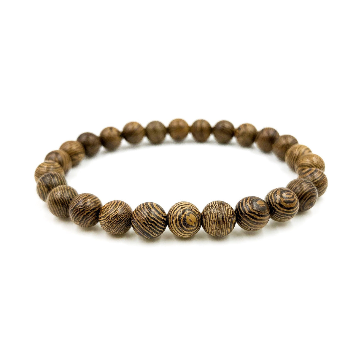 Union - Zebrawood Mala Beaded Bracelet