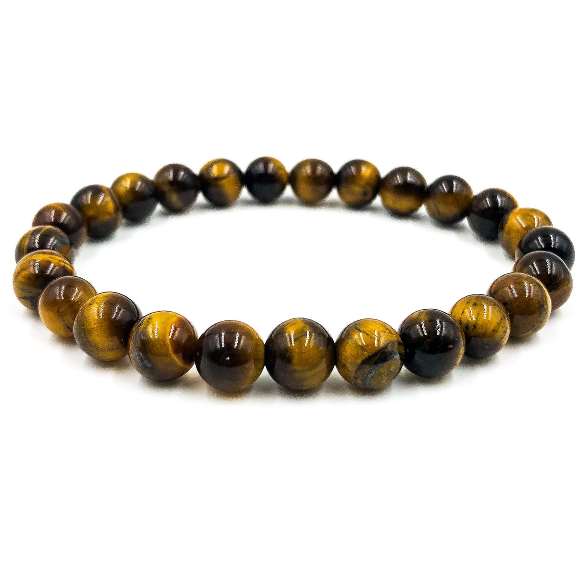Union - Tiger Eye Gemstone Beaded Bracelet