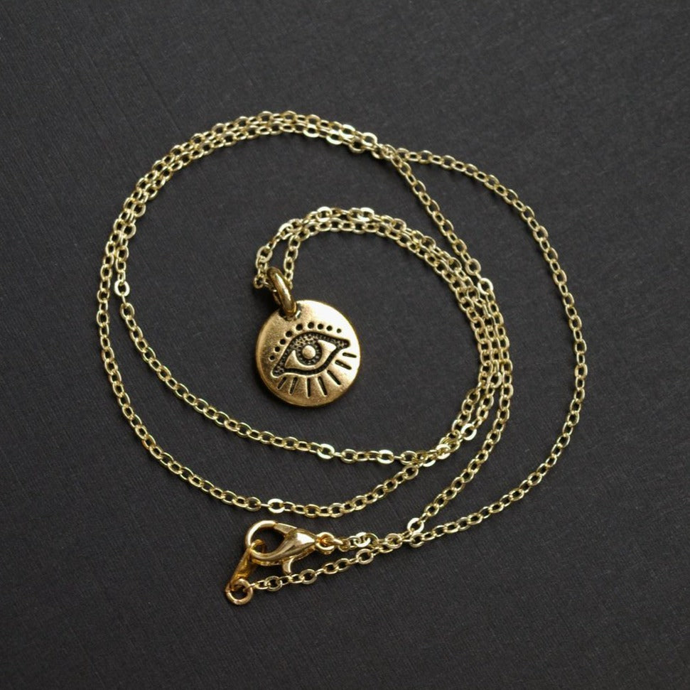 Tiny Evil Eye Necklace
