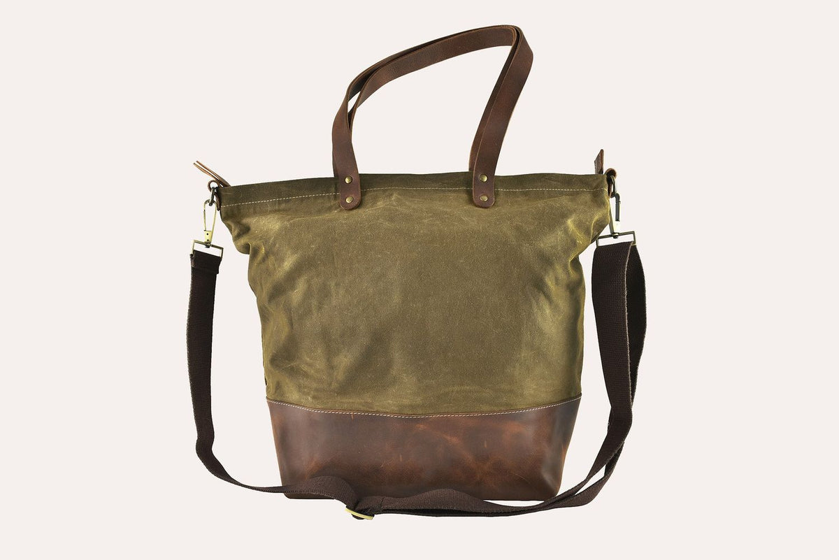 Boyfriend Tote Canvas - Olive