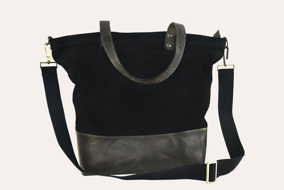 Boyfriend Tote Canvas - Black