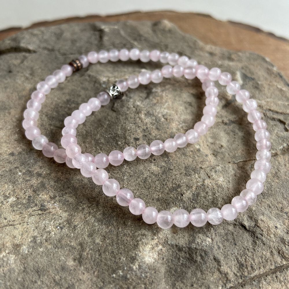 Rose Quartz Mini Bead Bracelet