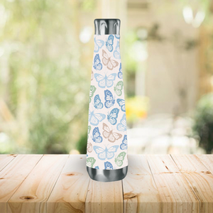 Blue Butterfly Water Bottle