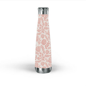 Blush Floral Water Bottle