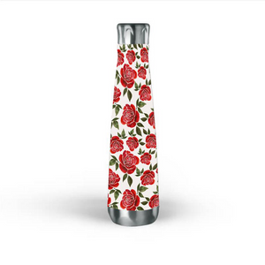 Rose Watercolor Water Bottle