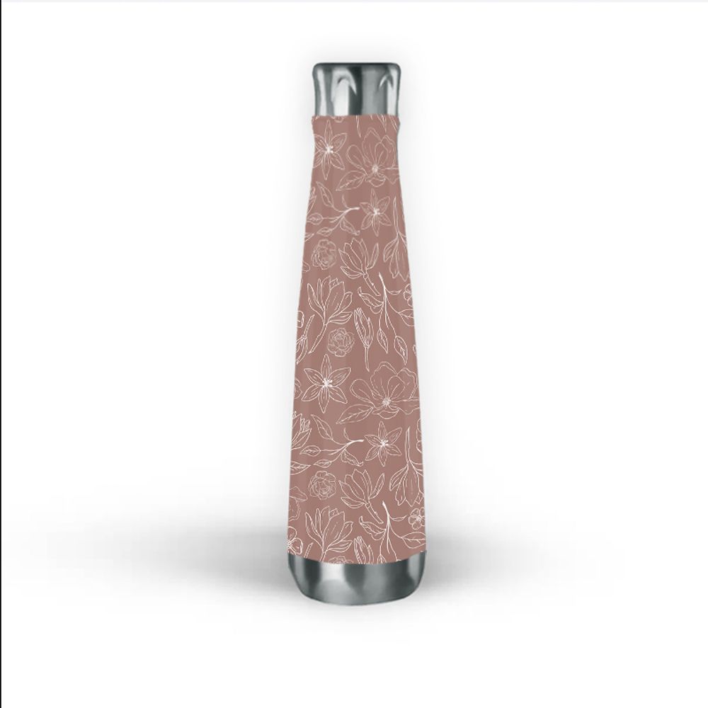 Mauve Magnolia Water Bottle
