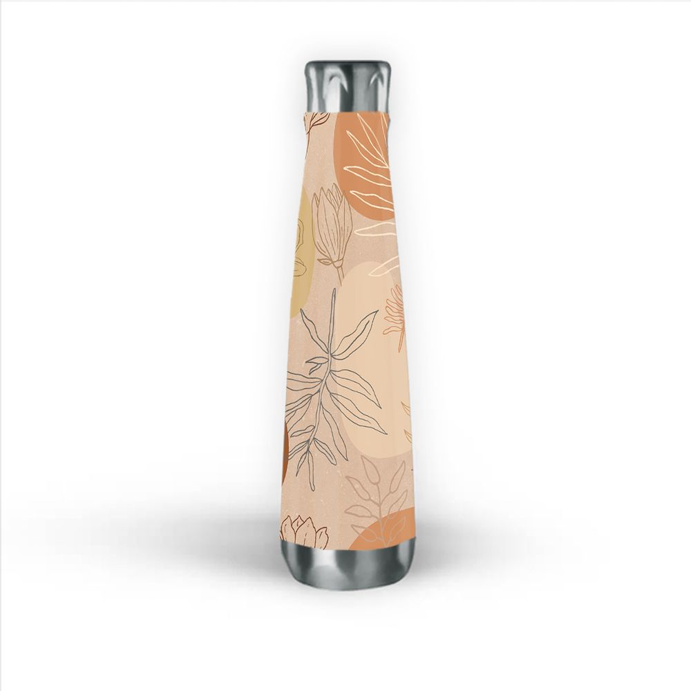 Orange Abstract Desert Water Bottle