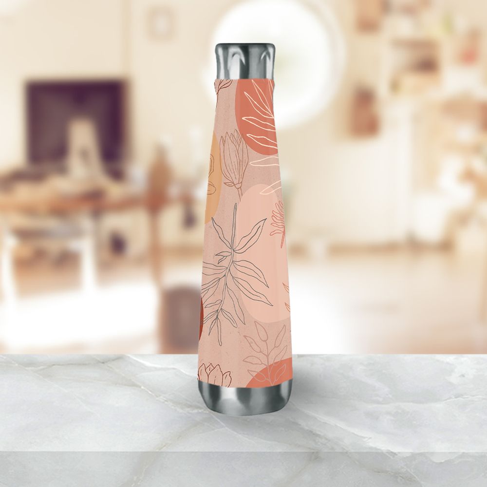 Pink Abstract Desert Water Bottle