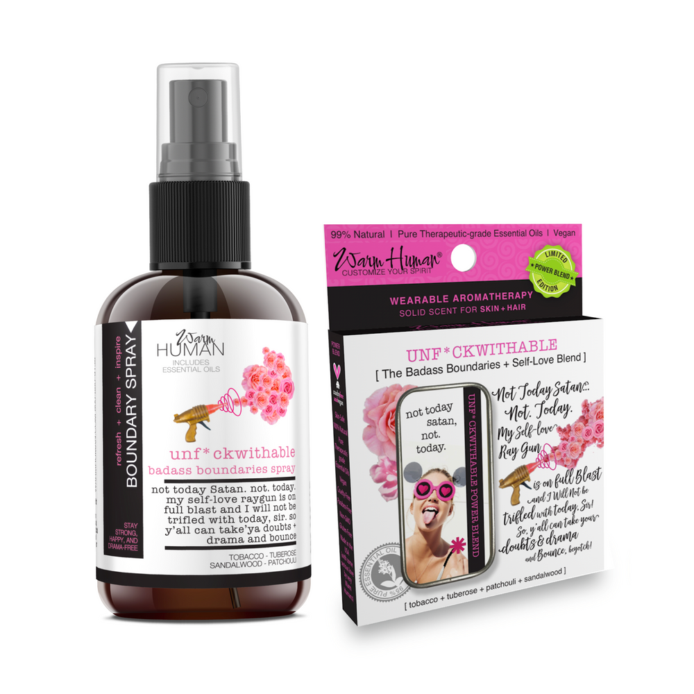 Unf*ckwithable Badass Boundaries Spray Set