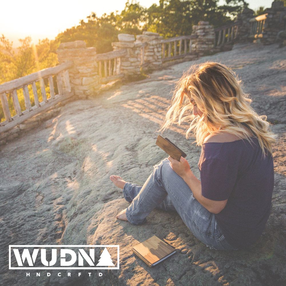 Handcrafted Wood Journal - 5&quot;x7&quot;