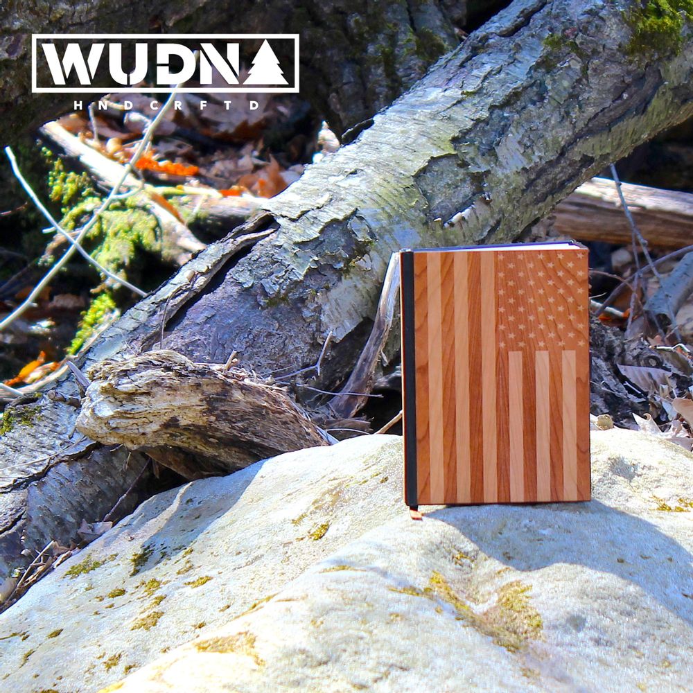Handcrafted Wood Journal - 5&quot;x7&quot;