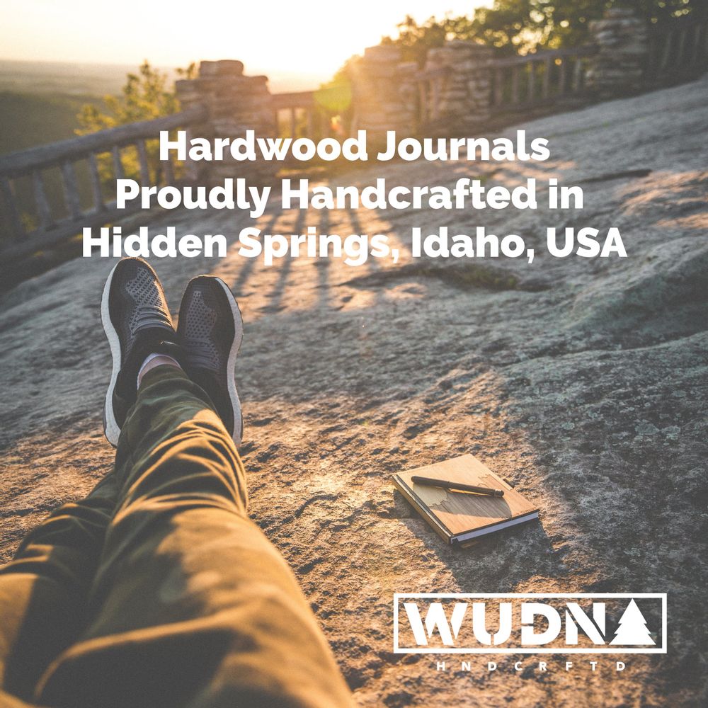 Handcrafted Wood Journal/Planner - 5&quot;x7&quot;